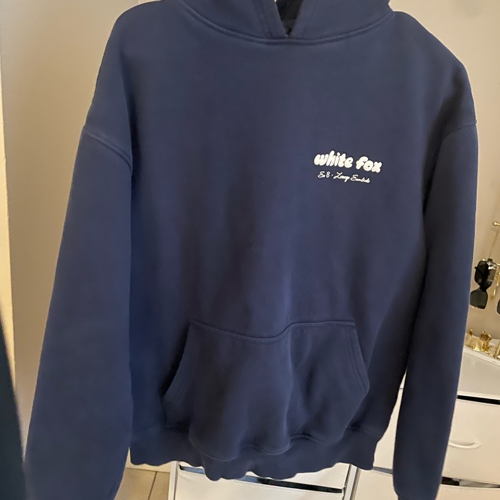 White Fox Navy Sweat Set